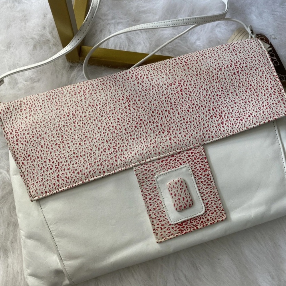 Barbara miller White and Red Women's Bag